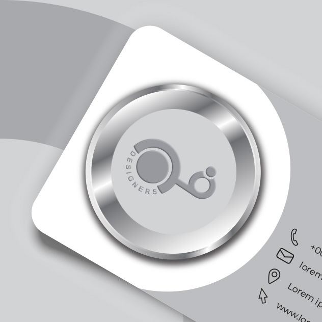 كروت شخصية بصمة فضة